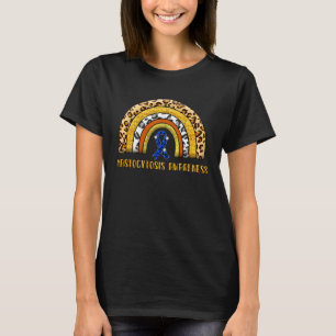 Leopard Rainbow Mastocytosis Warrior T-Shirt