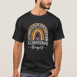 Leopard Rainbow Occupational Therapy  ot desing id T-Shirt