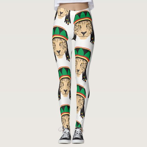 Leopard Reggae Leggings