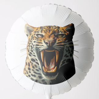 Leopard roaring attack head balloon