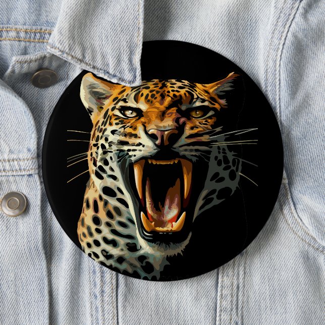 Leopard roaring attack head button (In Situ)