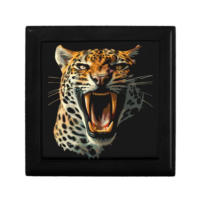 Leopard roaring attack head gift box (Front)