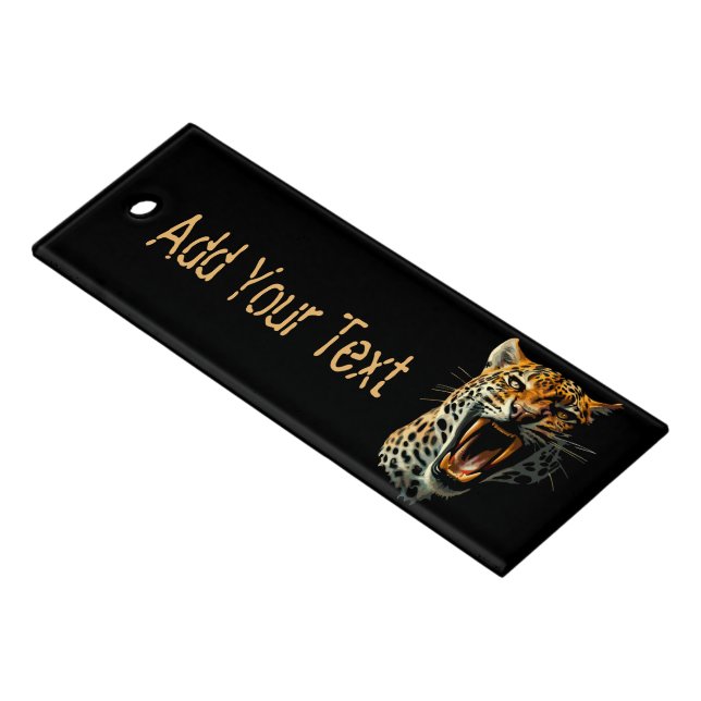 Leopard roaring attack head ruler (Angled)
