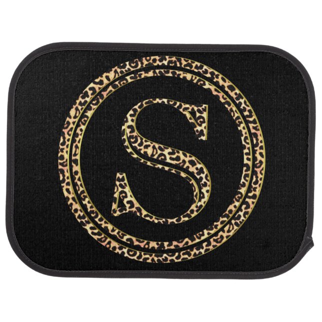 Leopard S Car Floor Mat (Rear)