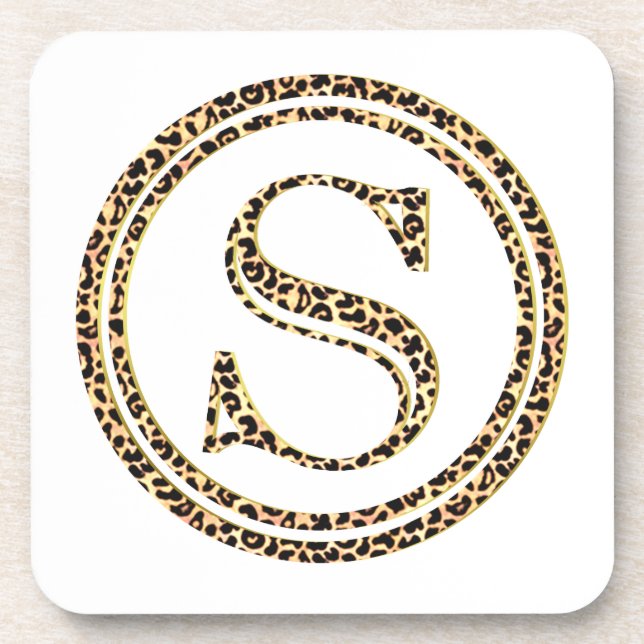 Leopard S Drink Coaster (Front)
