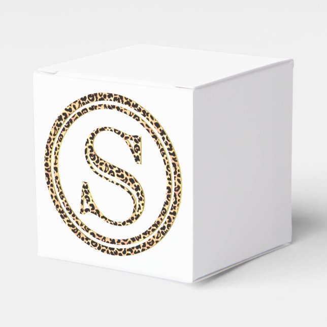 Leopard S Favor Boxes (Front Side)