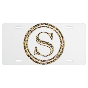 Leopard S License Plate