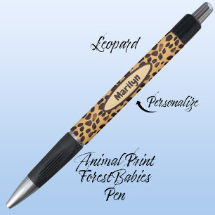 Leopard Safari Jungle Wild Feline Animal Print 🐆 Pen