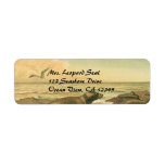 Leopard Seals, Vintage Aquatic Animals Marine Life Label