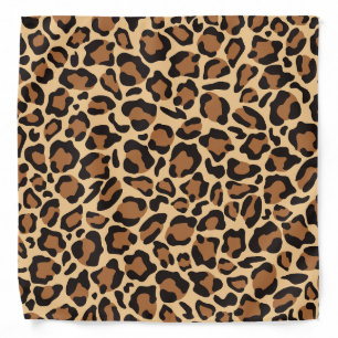 Leopard Seamless Pattern Bandana
