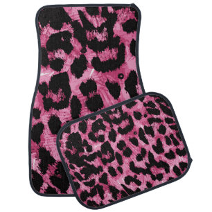 Leopard seamless pattern car floor mat