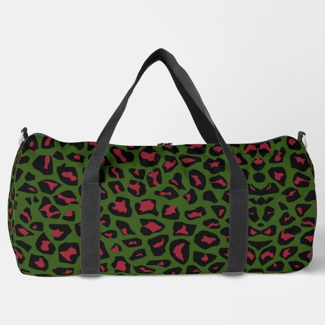 Leopard Seamless Pattern  Duffle Bag (Front)