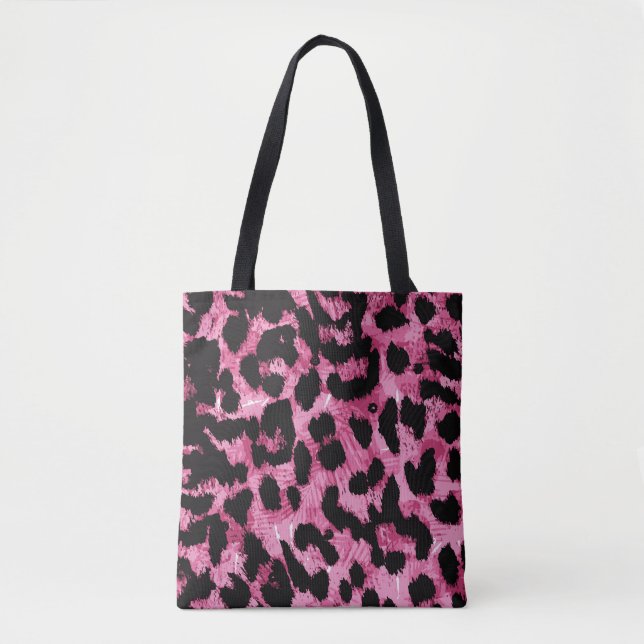 Leopard seamless pattern tote bag (Front)