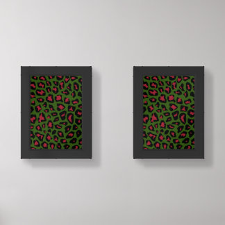 Leopard Seamless Pattern  Wall Art Sets