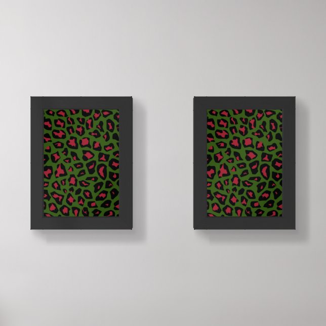 Leopard Seamless Pattern  Wall Art Sets (Front)
