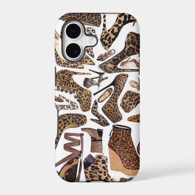 Leopard Shoe Chic Iphone Case (Back)