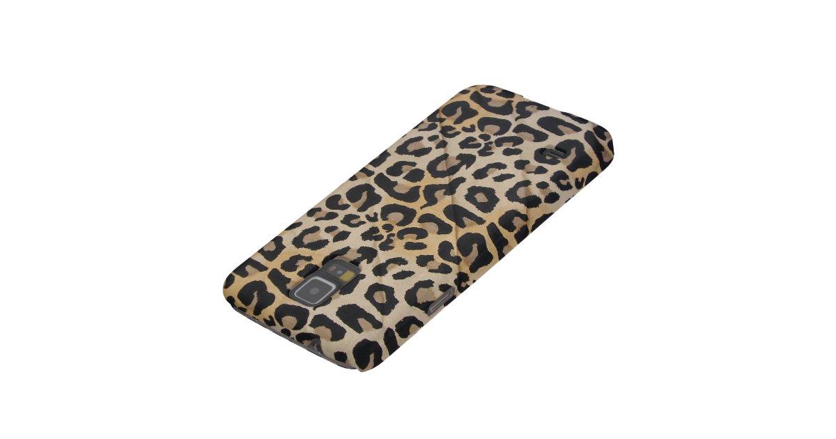 Leopard Silk Animal Print Samsung Galaxy S5 Case | Zazzle
