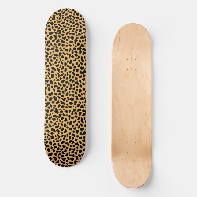 Leopard Skateboard (Front)