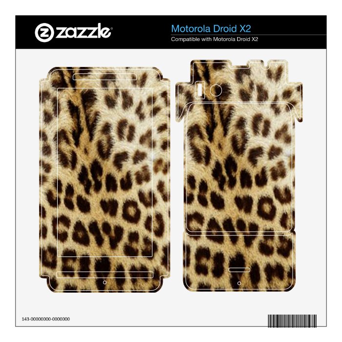 Leopard Skin all Motorola phones Motorola Droid X2 Skins