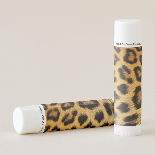 Leopard Skin Animal Print Lip Balm (Front)