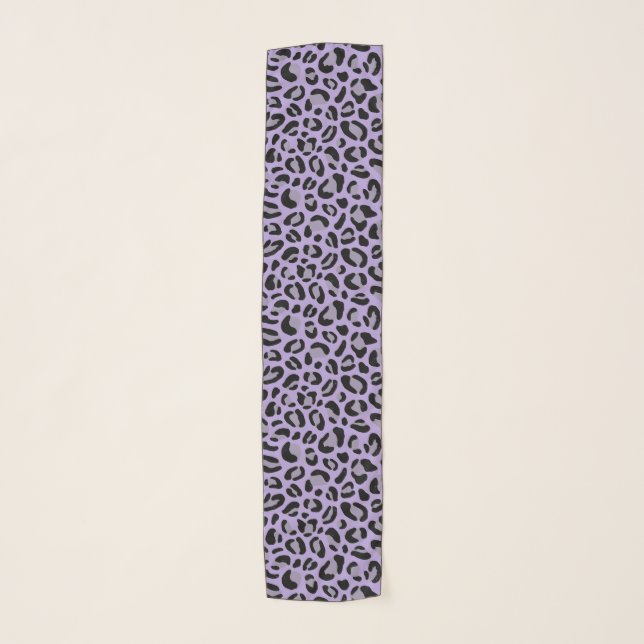 Leopard Skin Animal Print Scarf (Front)