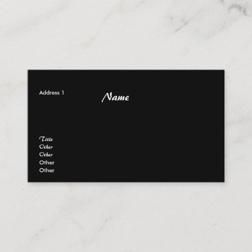 Leopard Skin Background Business Card