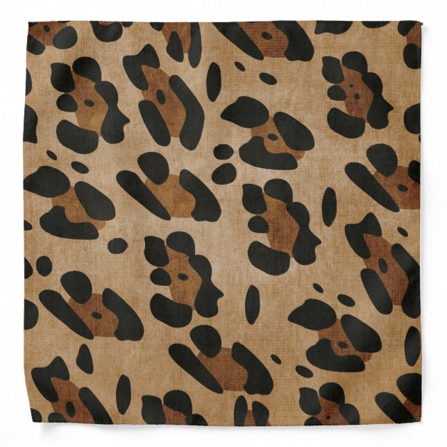 LEOPARD SKIN BANDANA (Front)