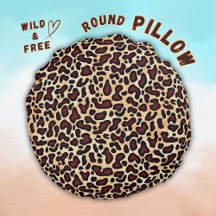 Leopard Skin Brown Cream Pattern - 