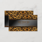 Leopard Skin Business Card (Front/Back)