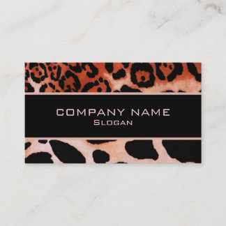 Leopard Skin Business Cards