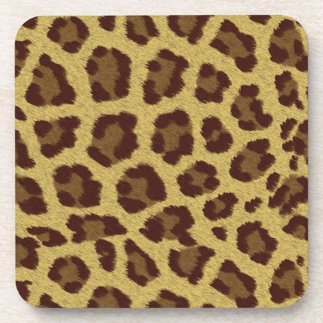 Leopard Skin Coaster (Front)