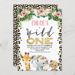 Jungle Birthday Invitations Zazzle