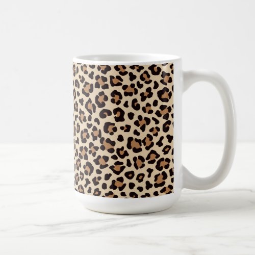 Leopard Skin Fur Pattern Coffee Mug