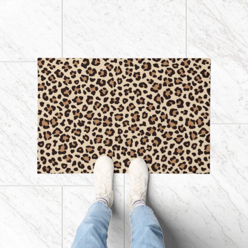 Leopard Skin Fur Pattern Doormat