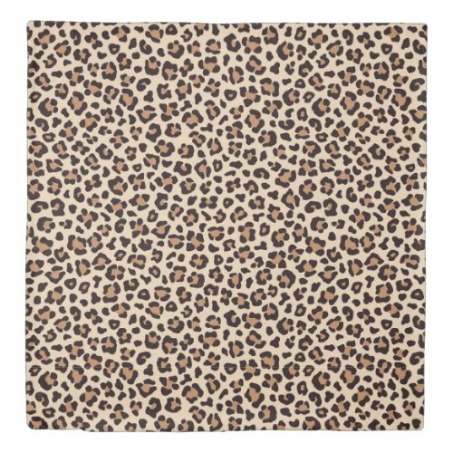 Leopard Skin Fur Pattern Duvet Cover