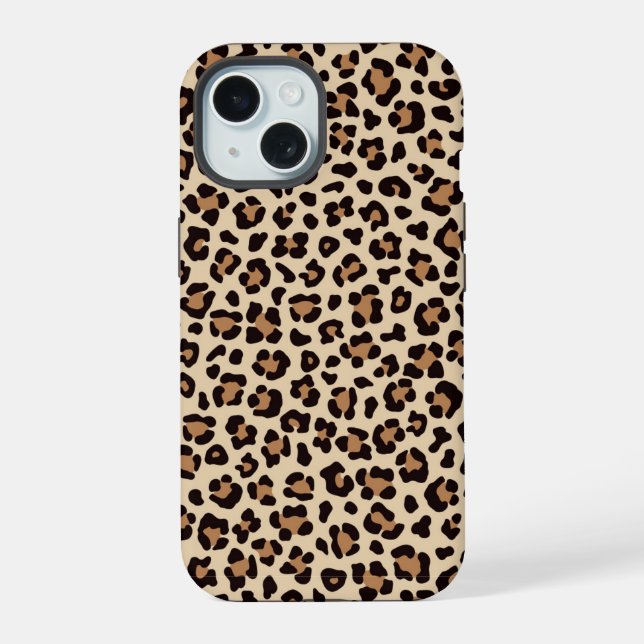Leopard Skin Fur Pattern Iphone Case (Back)
