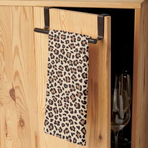 Leopard Skin Fur Pattern Kitchen Towel