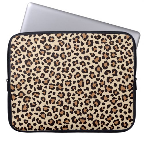 Leopard Skin Fur Pattern Laptop Sleeve