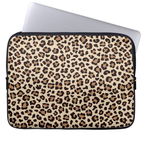 Leopard Skin Fur Pattern Laptop Sleeve