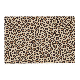 Leopard Skin Fur Pattern Placemat