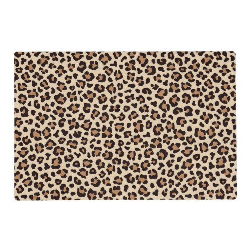 Leopard Skin Fur Pattern Placemat