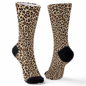 Leopard Skin Fur Pattern Socks
