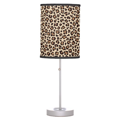 Leopard Skin Fur Pattern Table Lamp