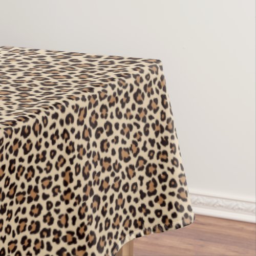 Leopard Skin Fur Pattern Tablecloth