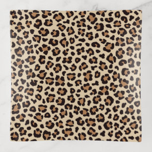 Leopard Skin Fur Pattern Trinket Tray