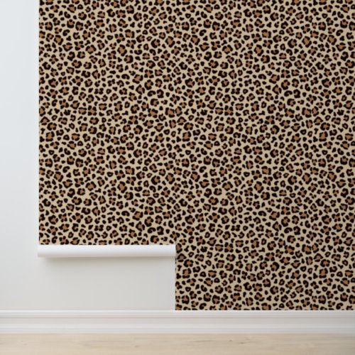 Leopard Skin Fur Pattern Wallpaper