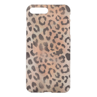 Leopard Skin in Tangerine Apricot iPhone 8 Plus/7 Plus Case