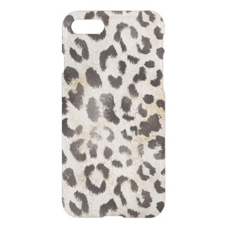 Leopard Skin in Tangerine Ivory iPhone SE/8/7 Case