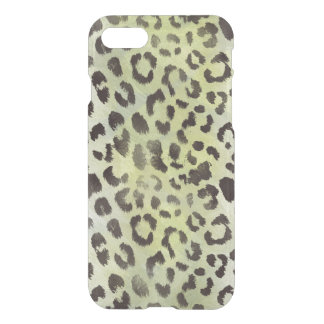 Leopard Skin in Tangerine Lime Green iPhone SE/8/7 Case