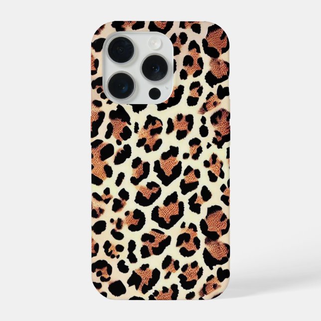 Leopard skin iphone case (Back)